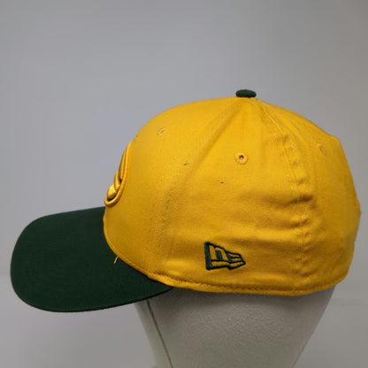 Green Bay Packers NFL New Era Hat Yellow Green M 39THIRTY Stretch Fit Brim