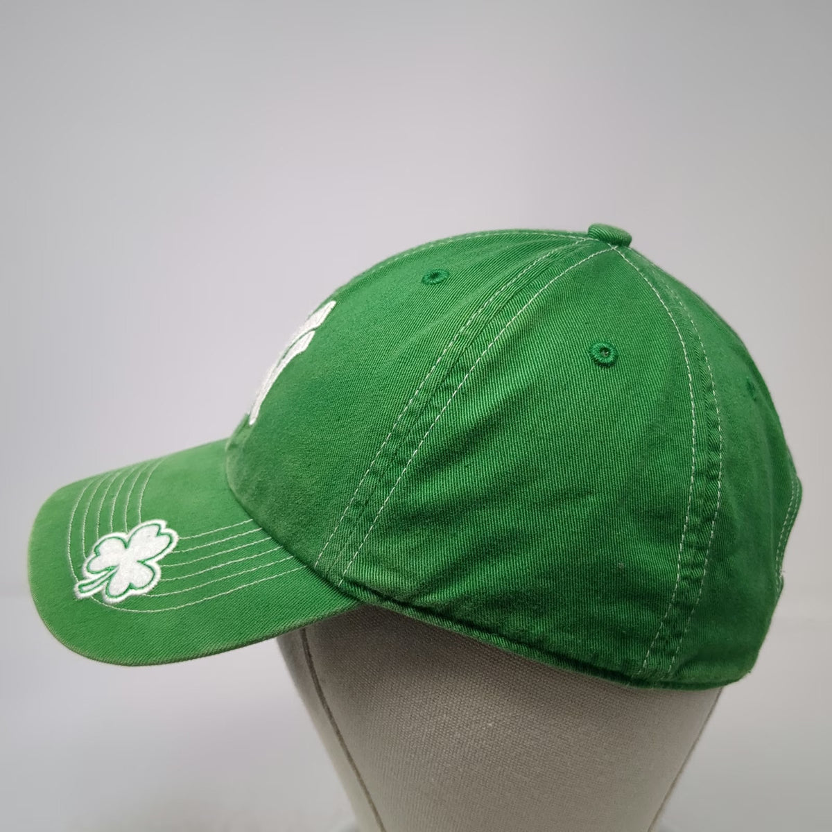 New York Yankees MLB Twins Enterprise Green White Baseball Cap One Size Shamrock