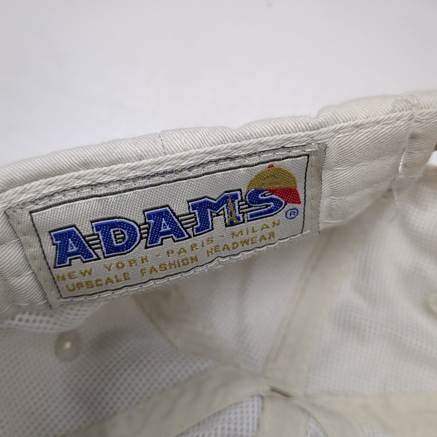 Aloha Slideback Baseball Cap Beige One Size Adjustable Embroidered Adams