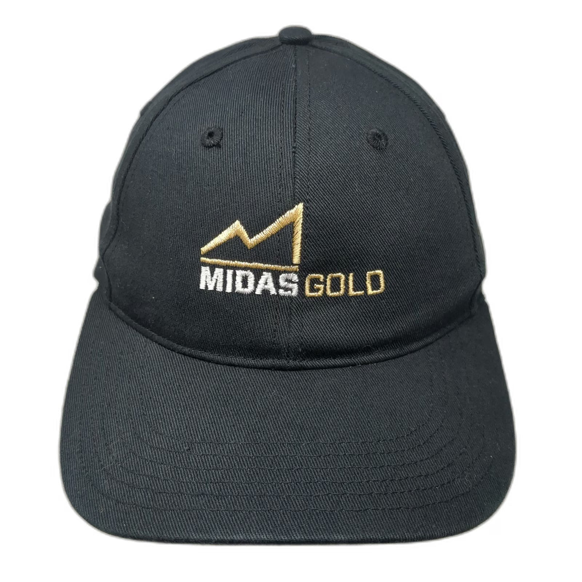 Richardson Baseball Cap Black One Size Midas Gold Mountain Adjustable Cotton Hat