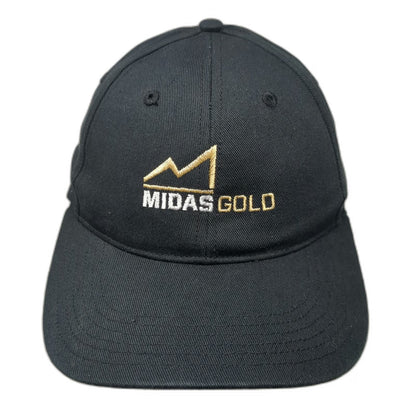 Richardson Baseball Cap Black One Size Midas Gold Mountain Adjustable Cotton Hat