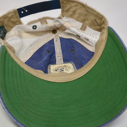 Legacy Trucker Hat Blue One Size Redfish Lake Smiling Fish Patch Mesh Back