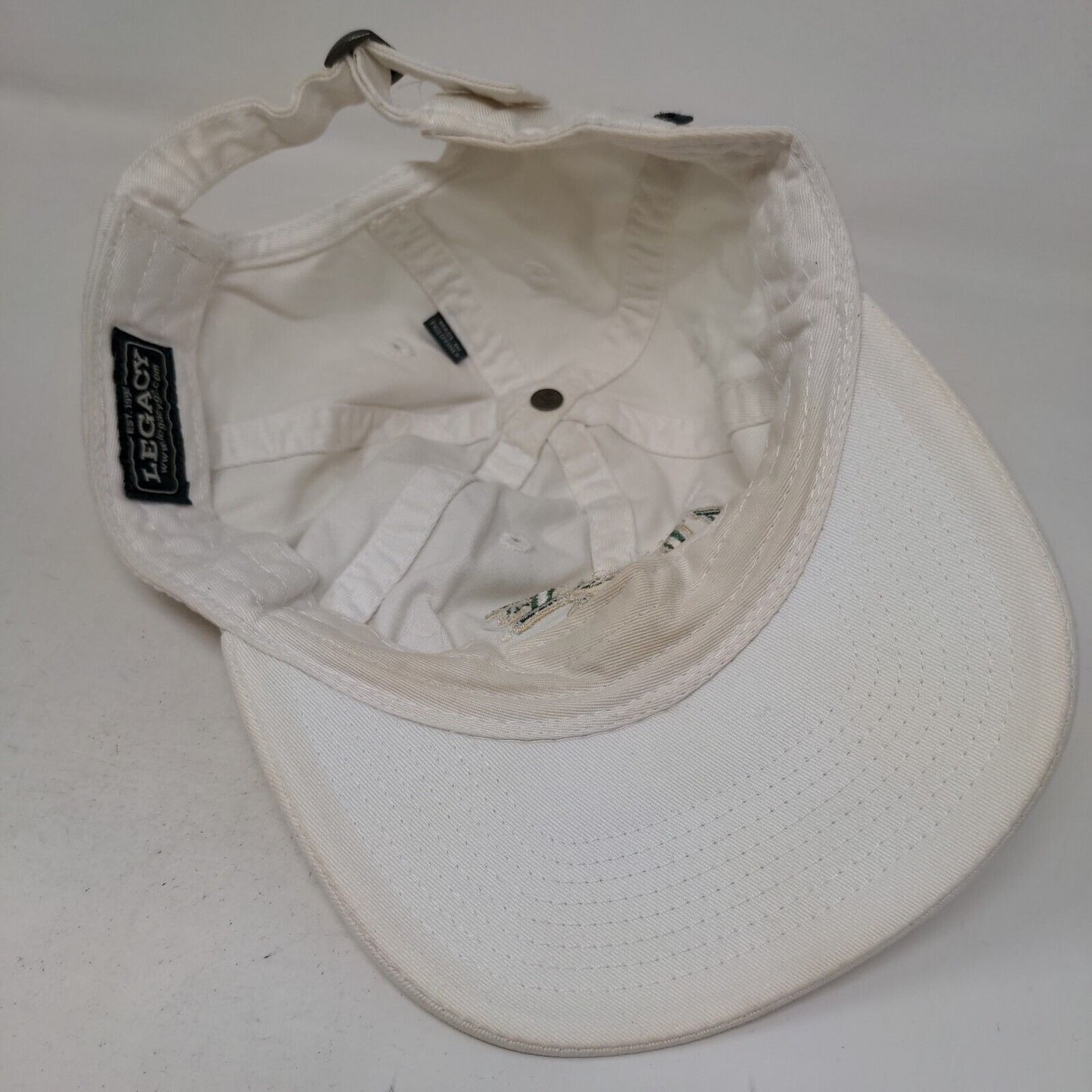 Legacy Men's Slideback Hat White South Florida USF Bulls Embroidered Logo