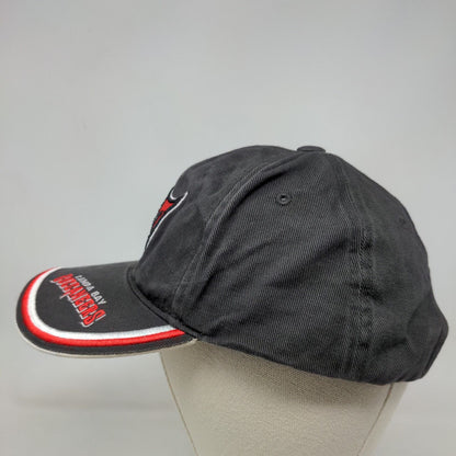 NFL Team Apparel Men's Strapback Hat Gray Size OS Tampa Bay Buccaneers Logo