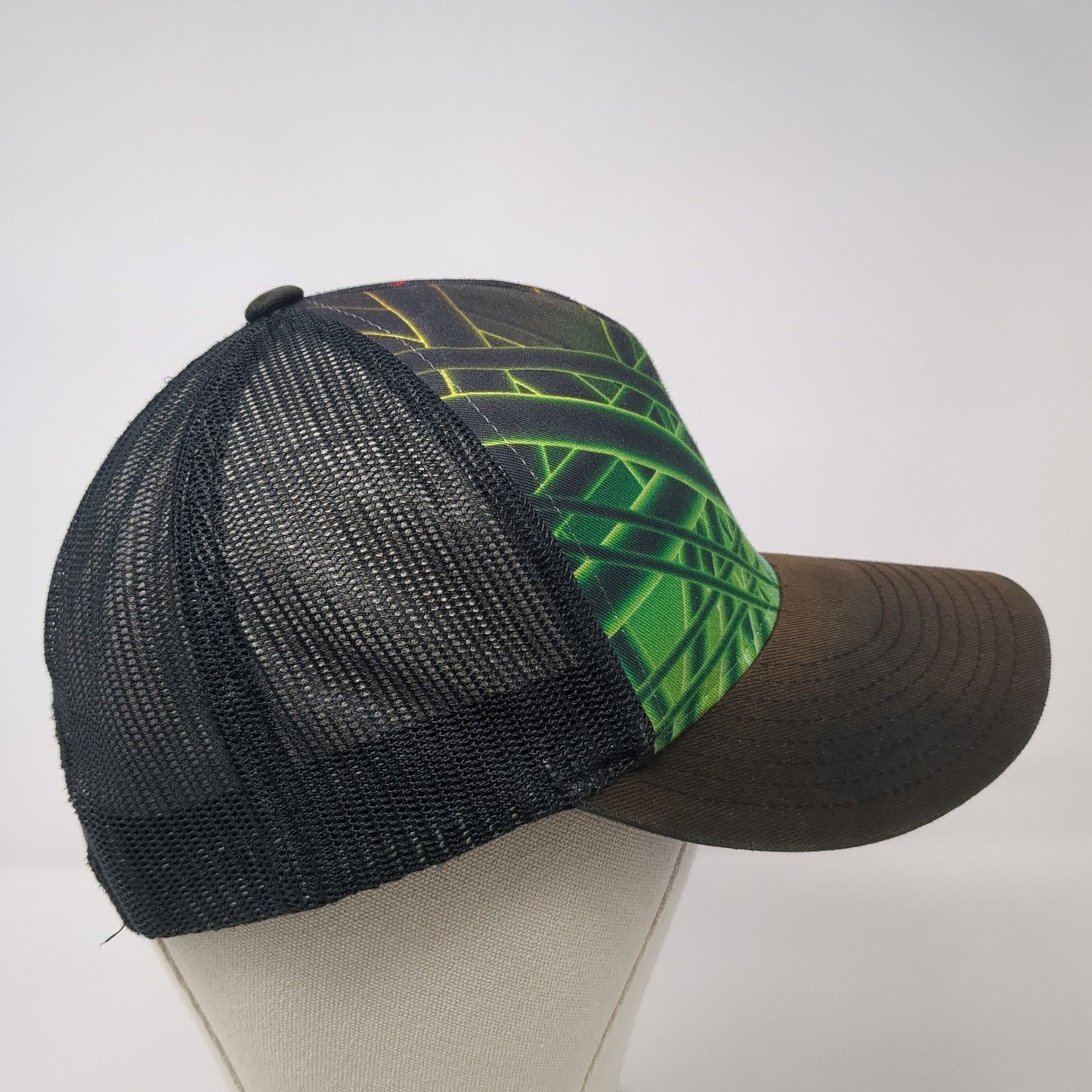 Hurley Snapback Trucker Hat Multicolor One Size Mesh Back Yupoong