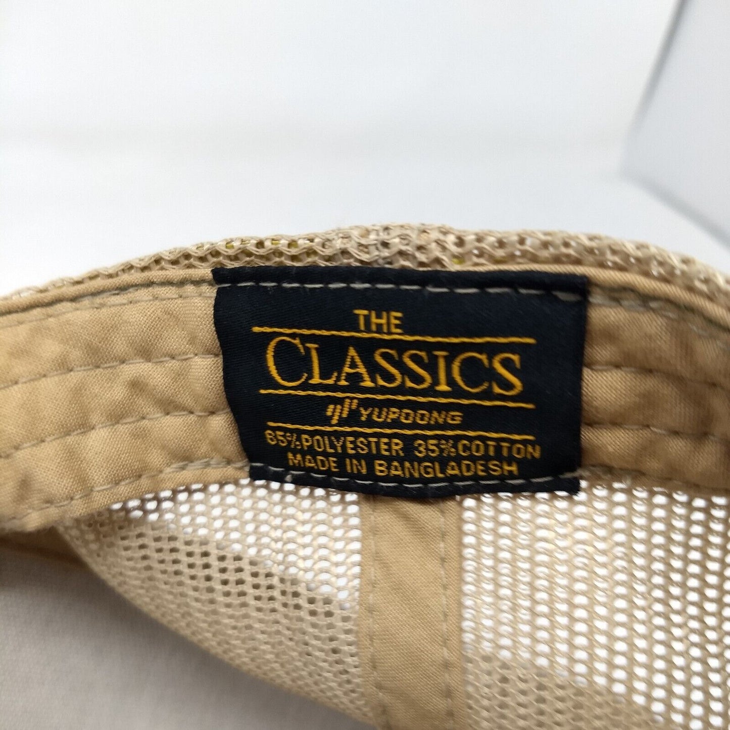 Maple Leaf Leather Patch Snapback Trucker Hat Multi OSFA Mesh Back