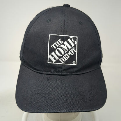 BDA The Home Depot Hat Baseball Cap Black One Size Slideback Embroidered Logo