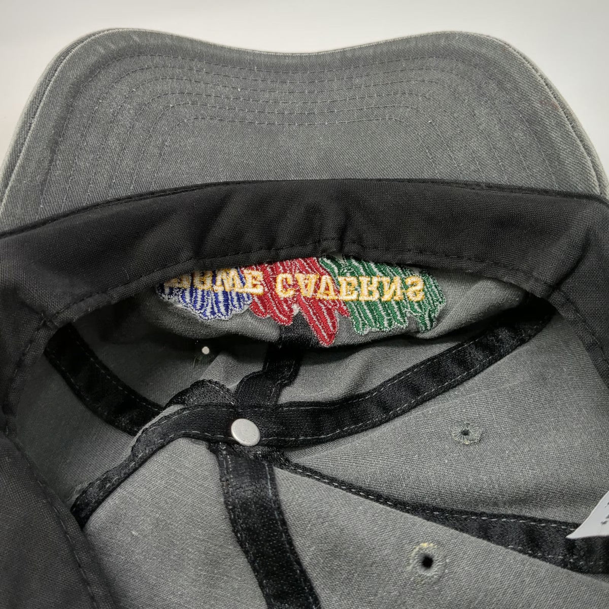 Royal Baseball Cap Gray One Size Howe Caverns Embroidered Slideback Cotton Hat
