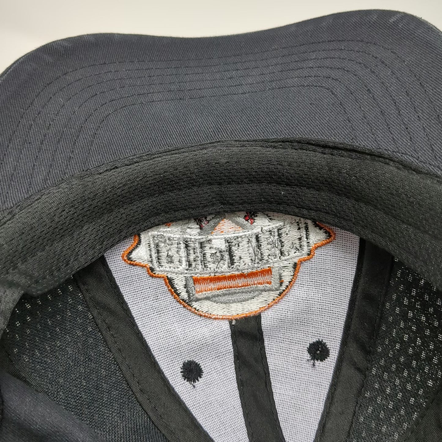Ripken Baseball Hat Black One Size Mesh Signature Cal Jr Adjustable Strapback