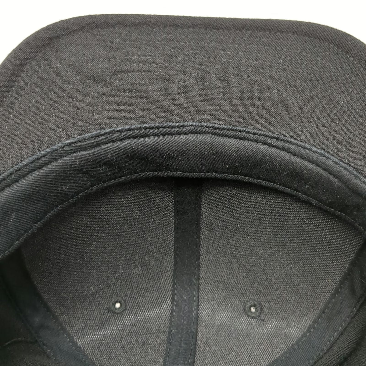 Volcom Snapback Hat Black One Size Yellow Script Logo Embroidery 6 Panel Cap