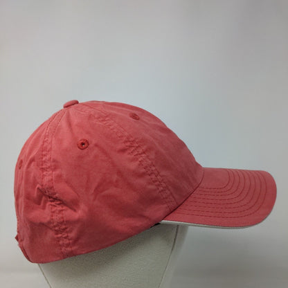 Port Authority Signature Strapback Hat Red One Size Blank 6 Panel