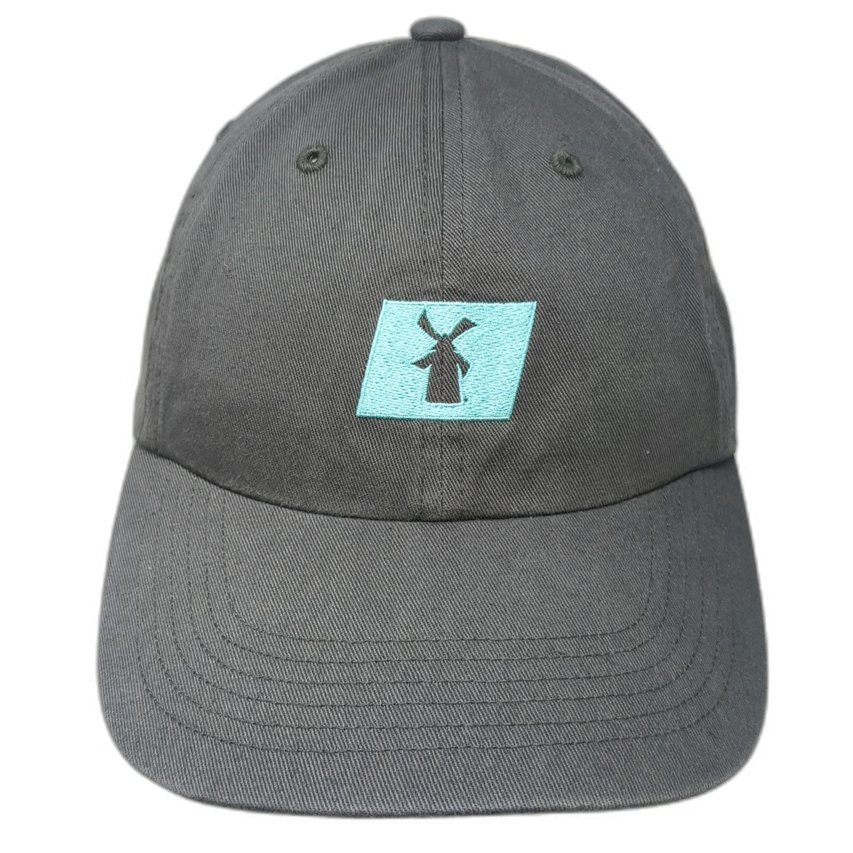 Baseball Cap Gray One Size Cheers to the Wiseman Windmill Logo Cotton Strap Hat