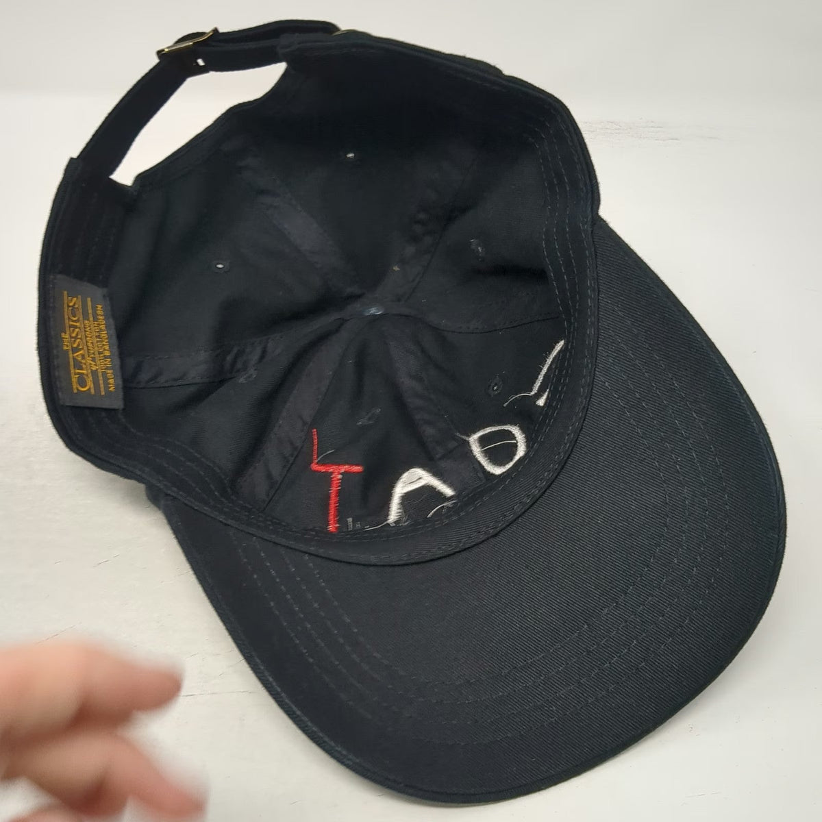 Yupoong God Over All Things GOAT Black Baseball Cap Hat One Size Adjustable