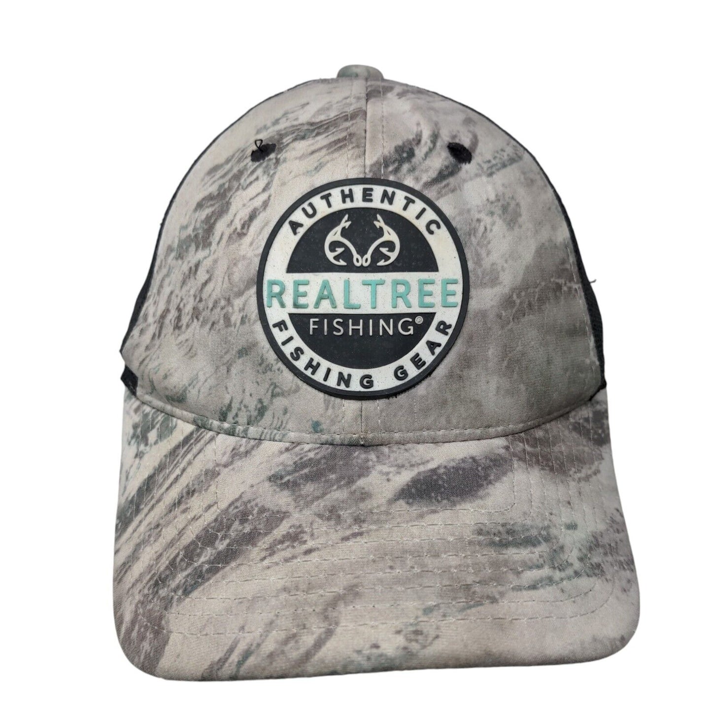 Realtree Authentic Fishing Gear Snapback Hat Multicolor OSFM Mesh Back