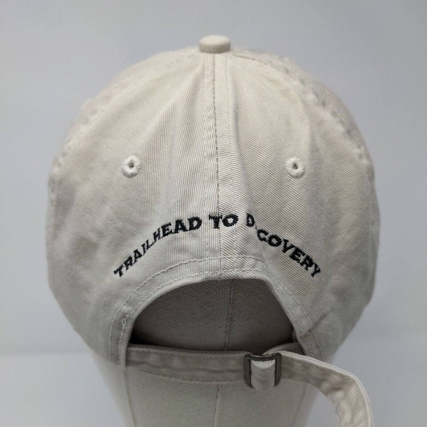 Tamarack Slideback Hat Tan OSFM Embroidered Trailhead To Discovery