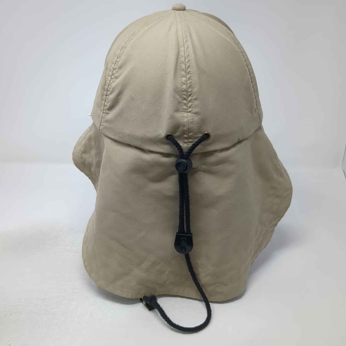 Adams Baseball Cap Beige OS Divers Alert Network DAN Scuba Diving Neck Flap
