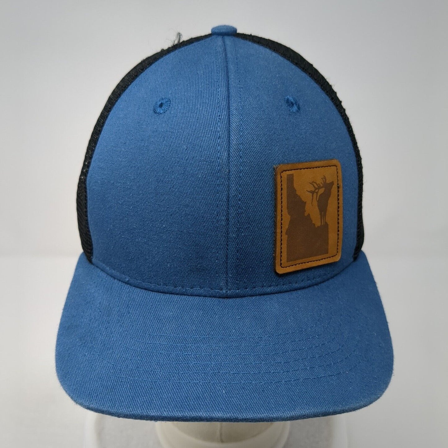 Idaho Snapback Trucker Hat Blue OS Adjustable Mesh Back Arcadian Outfitters