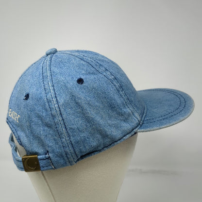 Luna Pier Baseball Cap Blue One Size Denim Heart Women of Faith Hat Slideback