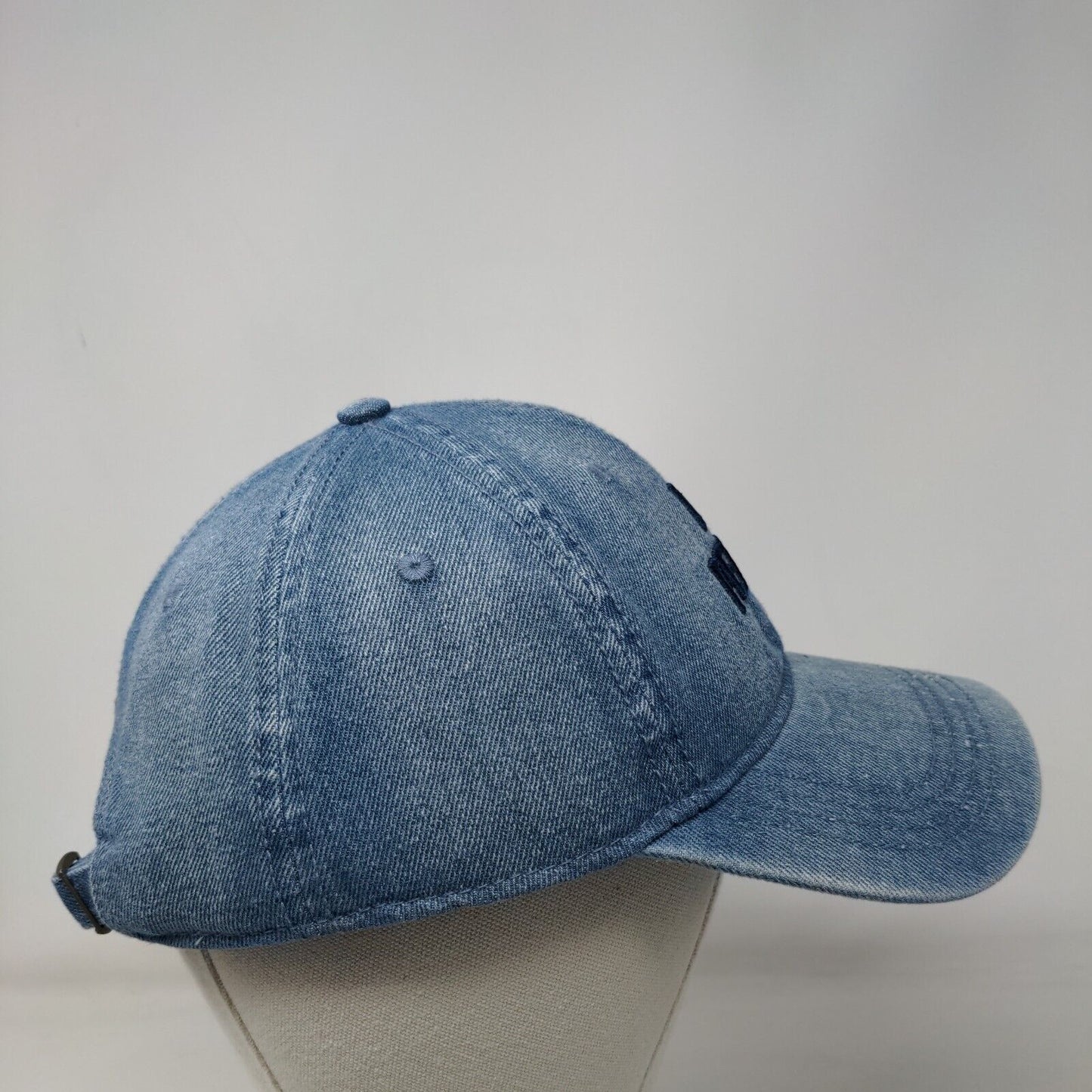 Dog Person Slideback Hat Blue OSFM Embroidered Denim Home Free