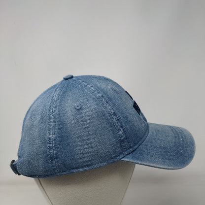 Dog Person Slideback Hat Blue OSFM Embroidered Denim Home Free