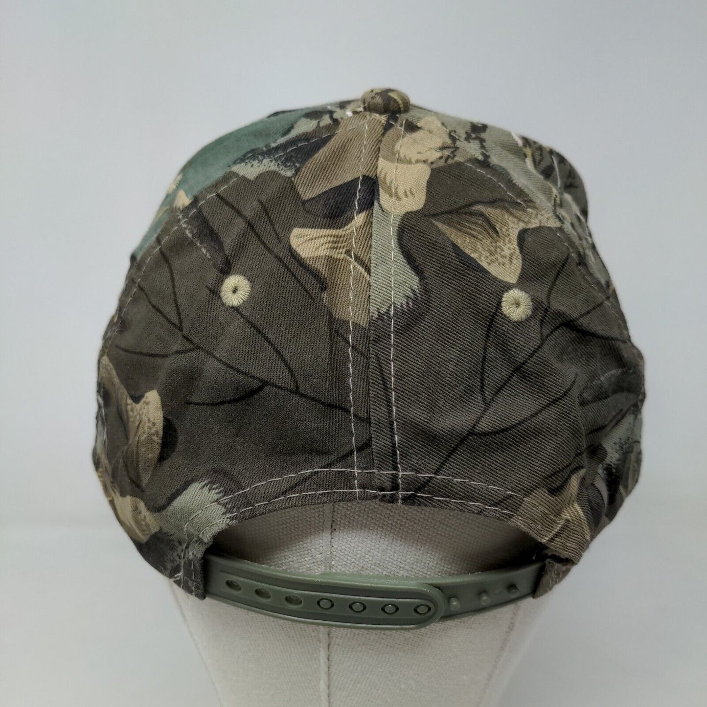 Unbranded Men's Snapback Hat Brown Camo Adjustable Embroidered OR Logo Cotton