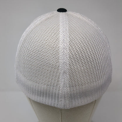 Idaho Gun Fitted Mesh Back Trucker Hat Black One Size Flexfit Yupoong