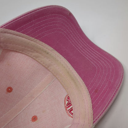 Baseball Cap Pink One Size Myrtle Beach South Carolina Strapback Embroidered Hat