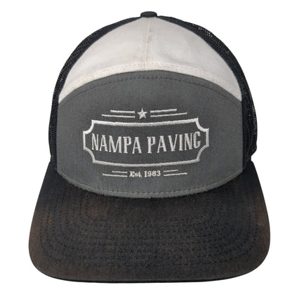 Nampa Paving Snapback Mesh Back Trucker Hat Multi One Size Richardson