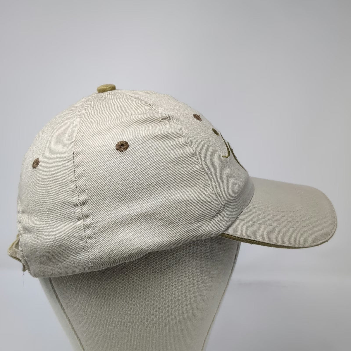 Hit Wear Baseball Cap Beige One Size Strapback Active Center Health Wellness Hat