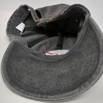 NASA Meatball Logo Gray One Size Baseball Cap Slideback Adjustable Cotton Hat