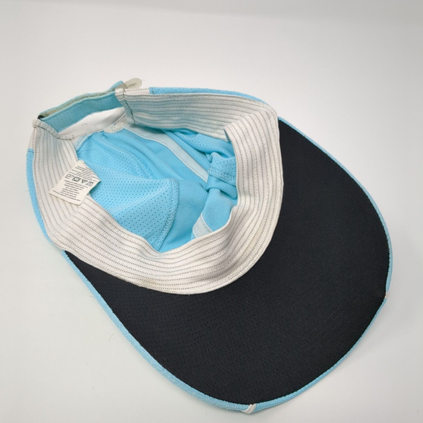 Brooks Strapback 5 Panel Cap Blue One Size Adjustable Embroidered Polyester