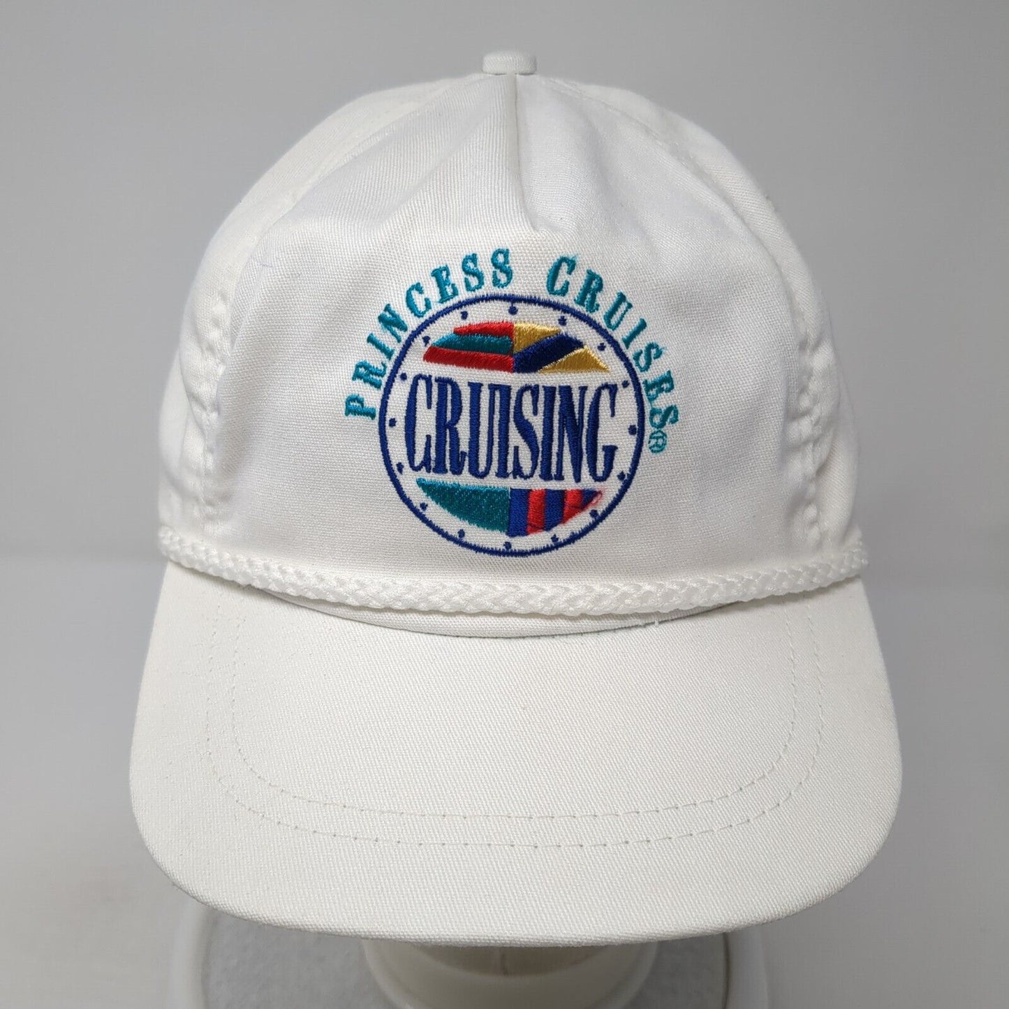 Princess Cruisers Cruising Baseball Cap White OS Adjustable Embroidered W/Tags