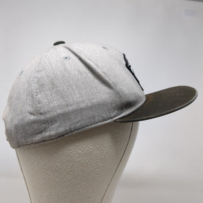 VANS Off The Wall Since 1966 Snapback Hat Gray One Size Adjustable Embroidered