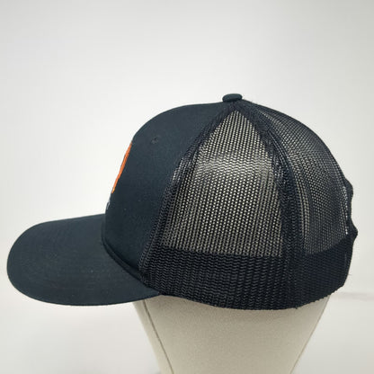 Port Authority Trucker Hat Black One Size SSPT Agents P Logo Snapback Mesh Hat