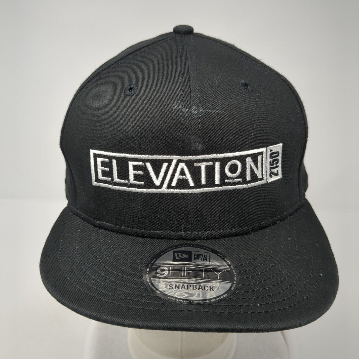 Elevation 2750 Snapback Hat Black One Size Adjustable New Era 9Fifty
