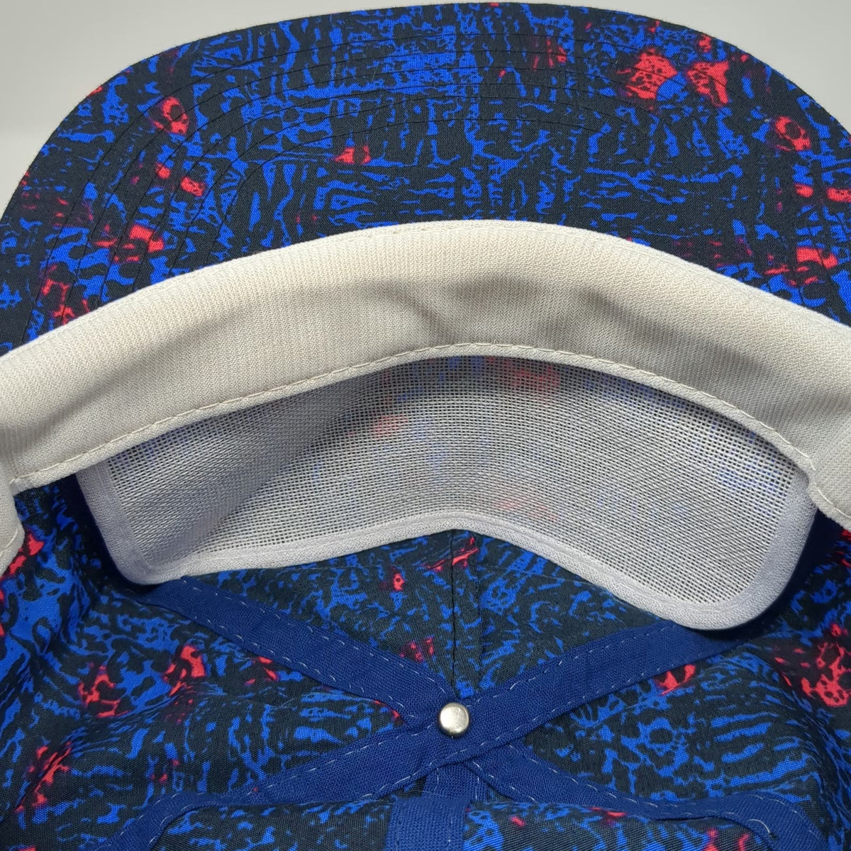 5 Panel Blue One Size Snapback Hat BMC West Building Materials All Over Print