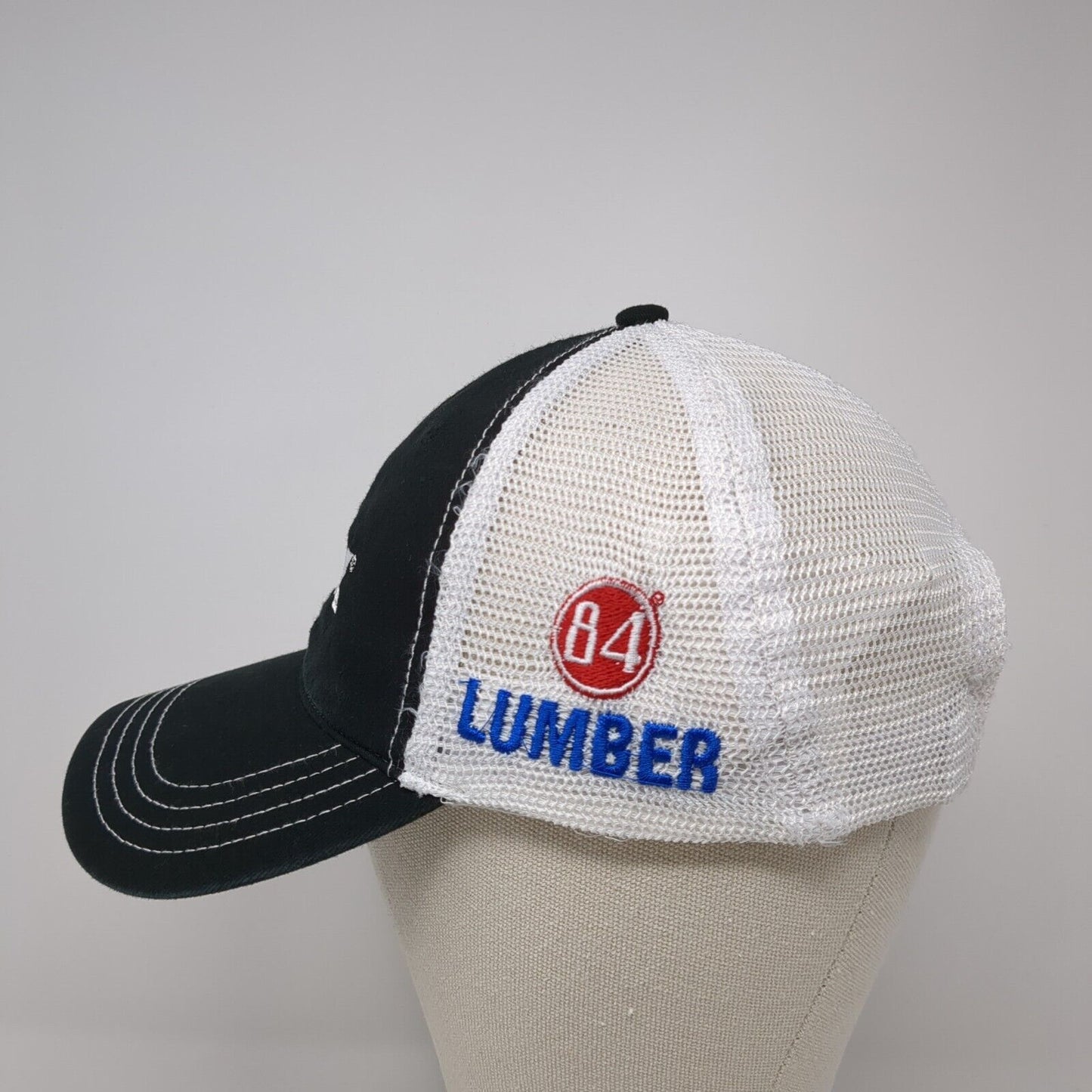 Trex 84 Lumber Snapback Trucker Hat Black M/L Adjustable Mesh Back Richardson