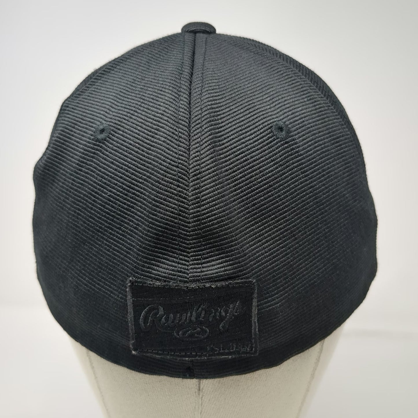 Black Clover Baseball Cap Black XL Fitted Flexfit Rawlings Patch Live Lucky Hat