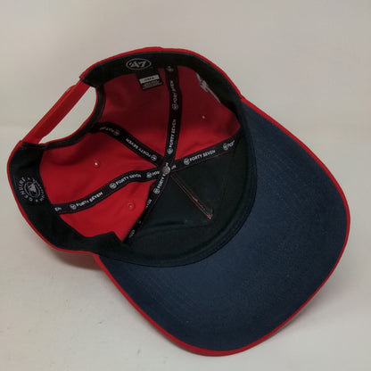 '47 Brand Men's Snapback Hat Red OSFA Embroidered St. Louis Cardinals Logo