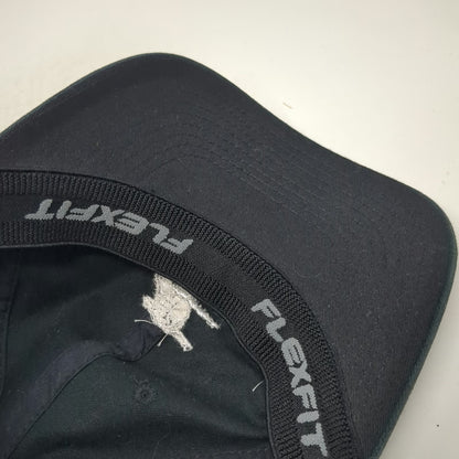 Yupoong Baseball Cap Black XL Fitted Stonewall Analytics Cannon Logo Hat