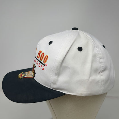 Logo Athletic Snapback White 1997 Indy 500 Indianapolis Racing Hat Vintage