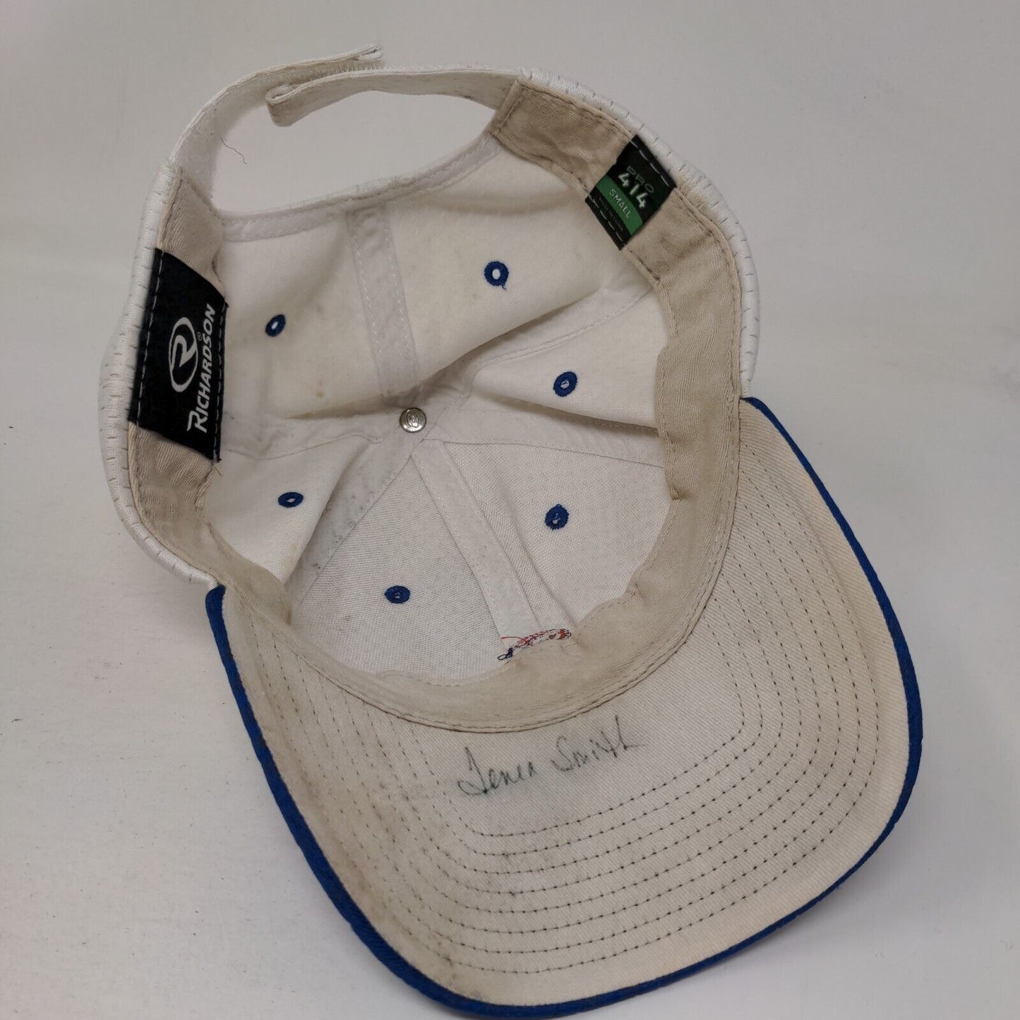 SC Strapback Hat Multi Small Embroidered Logo Mesh Richardson Pro 414