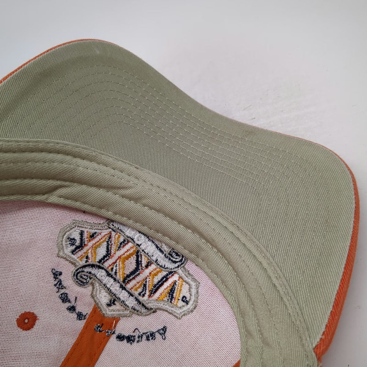 Drew Pearson Baseball Cap Orange One Size Super Bowl XXXV Tampa Florida Hat