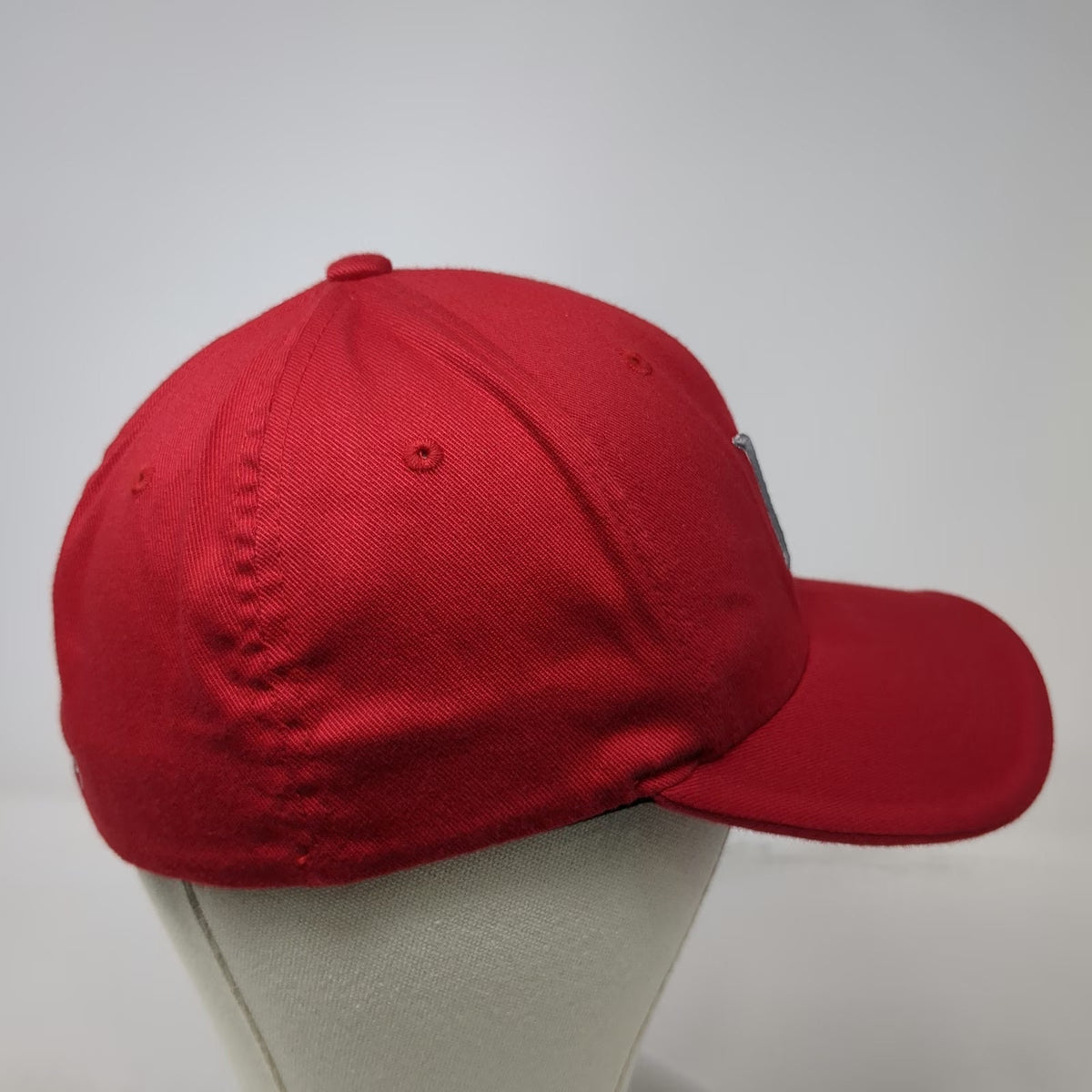 Hurley Baseball Cap Red OSFM Embroidered Icon Flexfit Stretch Fit Yupoong Hat