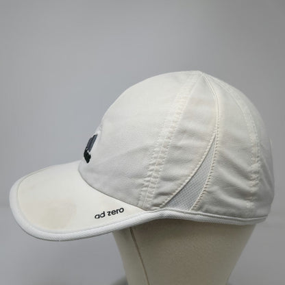 Adidas Baseball Cap White One Size Adizero Mesh Vented Strapback Running Hat
