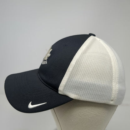 Nike Baseball Cap Black S/M Mesh Back Sun Valley Resort Swoosh Embroidered Hat