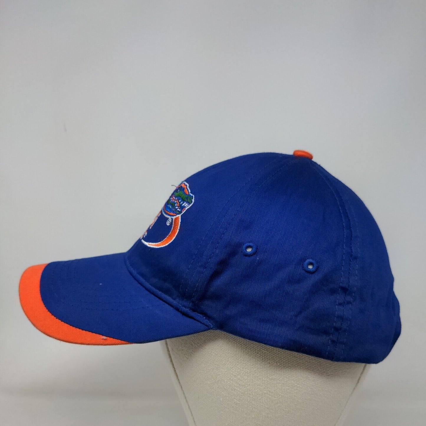 NCAA Men's Strapback Hat Blue OSFA Embroidered Florida Gators Logo 100% Cotton