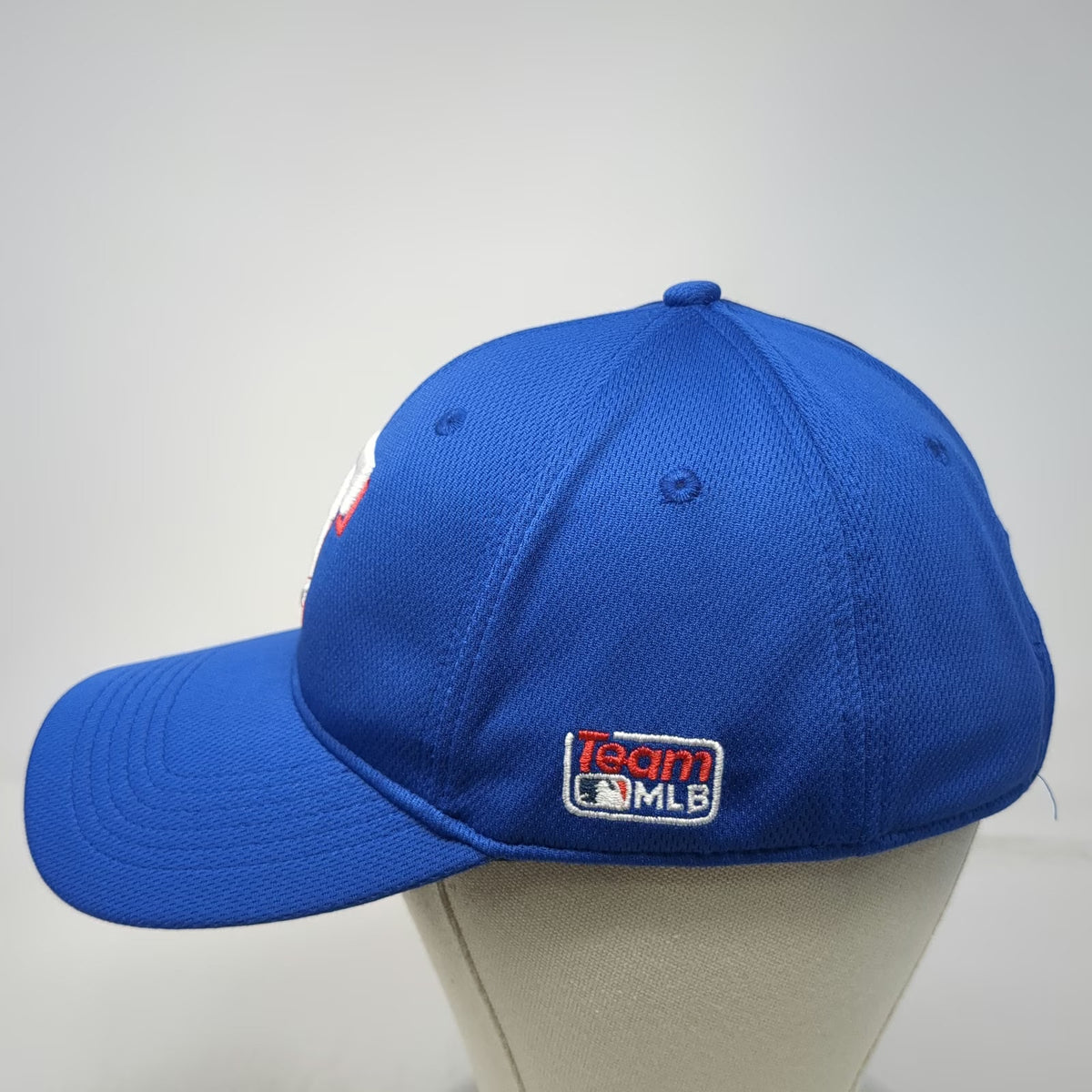 Texas Rangers MLB OC Sports Baseball Cap Blue OSFM Performance Curved Brim Hat