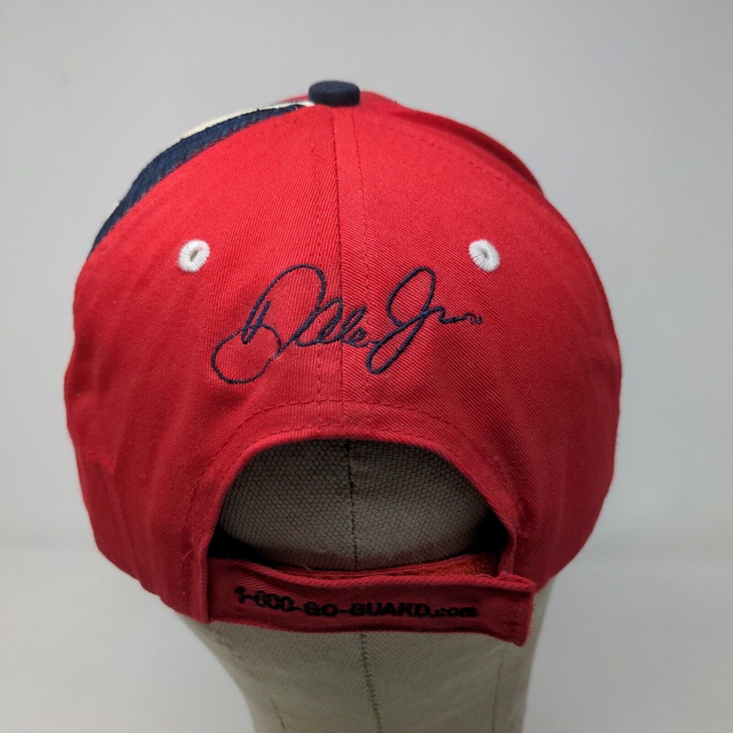 National Guard Men's Strapback Hat Red #88 Embroidered Dale Jr. Logo