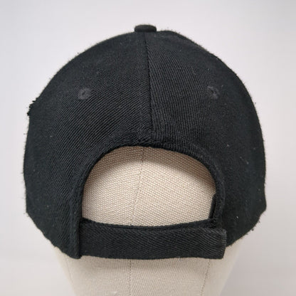 US Submarine Service Veteran Strapback Hat Black One Size Adjustable Embroidered